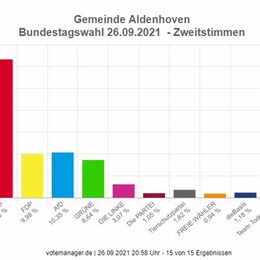 Wahlergebnis Bundestagswahl 2021